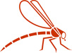 red dragonfly graphic